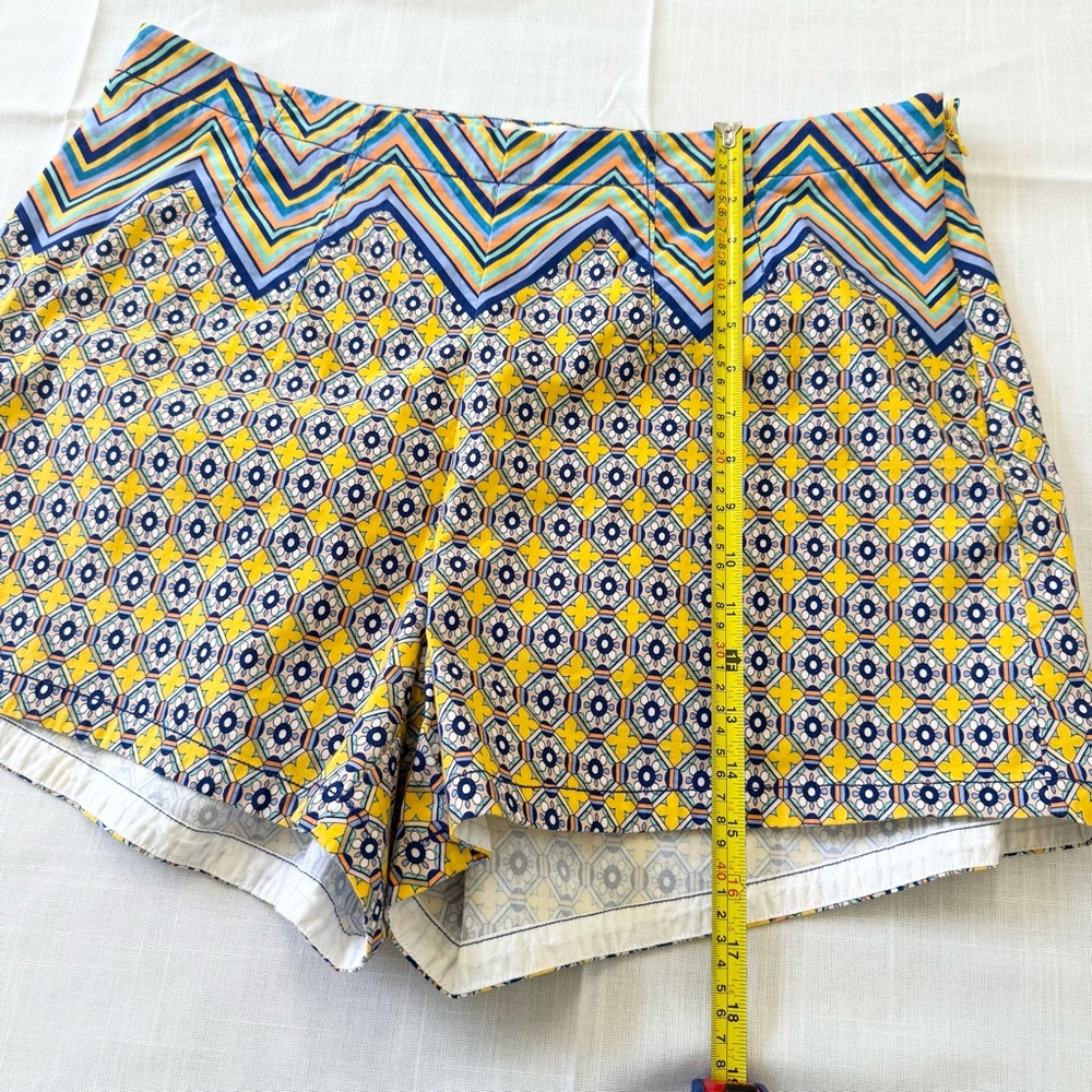 Anthropologie Maeve High Rise Relaxed Shorts Cotton Womens Size 16W Multicolor - Picture 6 of 11